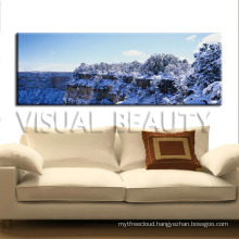Snow Covered Natural Scenery Canvas Painting Wall Art Home Decoration